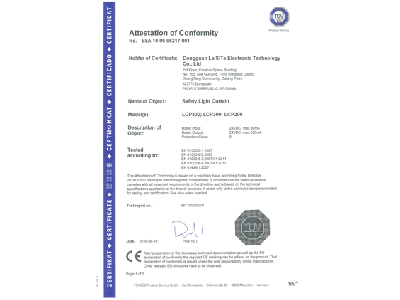 庆贺CA88电子获得TUV安规认证